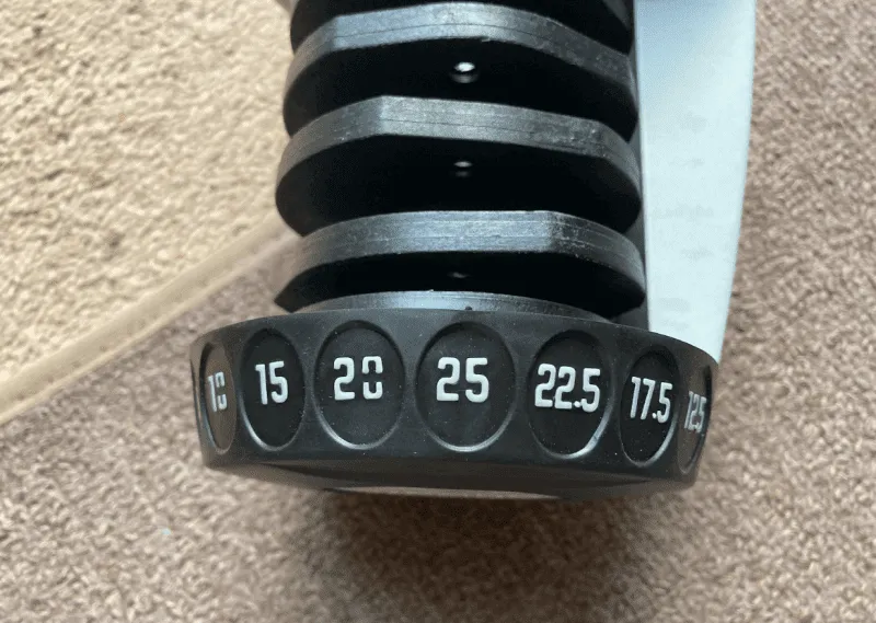 Bottom side of the mechanism and dial of the Ativafit