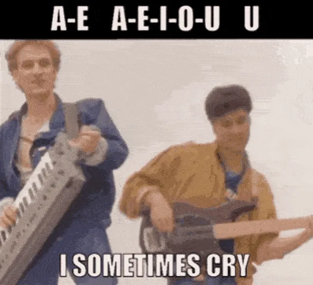 I sometimes cry