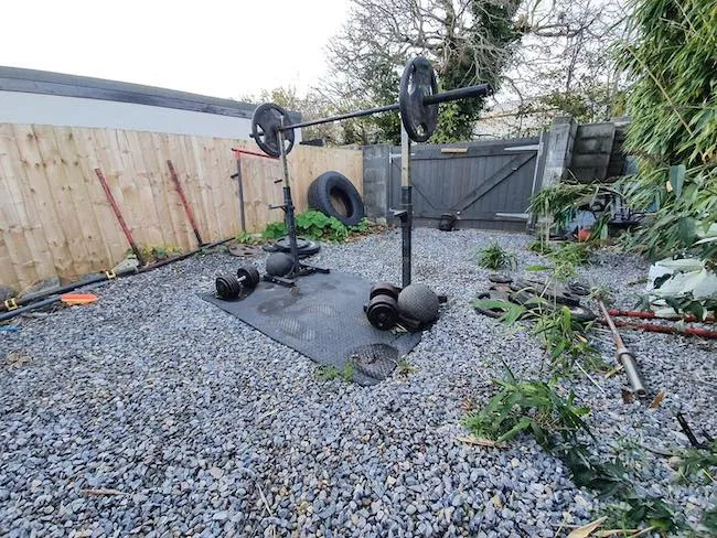 Outside Home Gym
