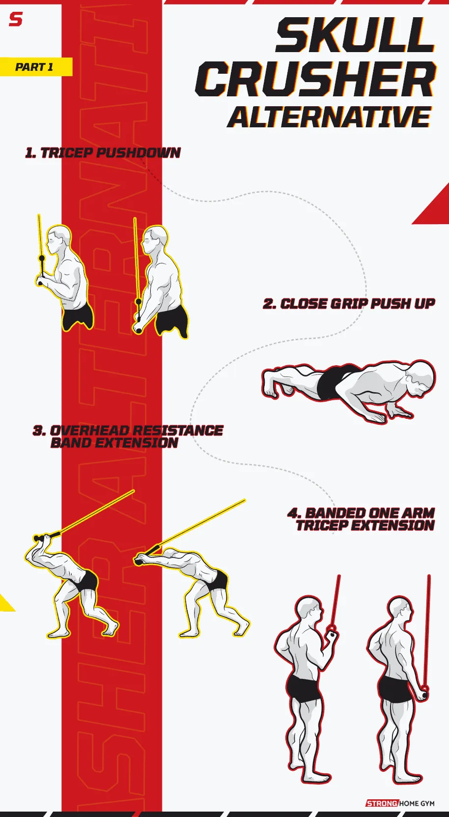 Skull Crusher Alternative Infographic part 1