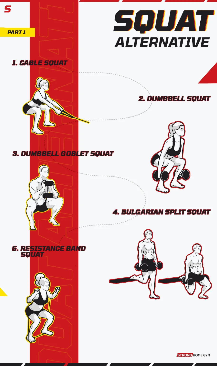 Squat Alternatives Infographic part 1