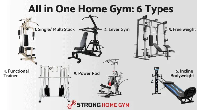 Types of All in One Home Gyms