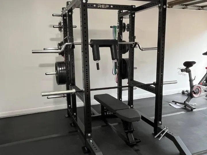 Richmond Howard's home gym — the $3k Full Build setup.