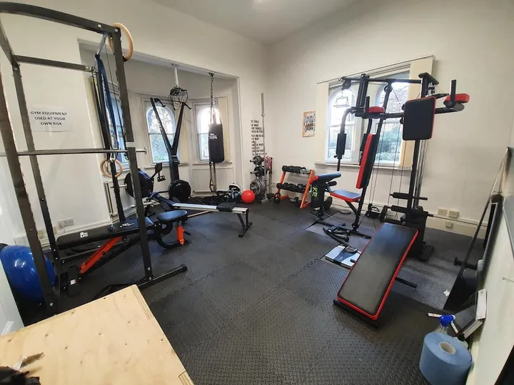 Tommy Nguyen's workshop-style home gym in Vancouver, Canada.