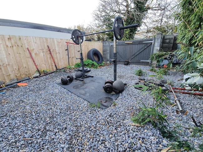 Outside Home Gym