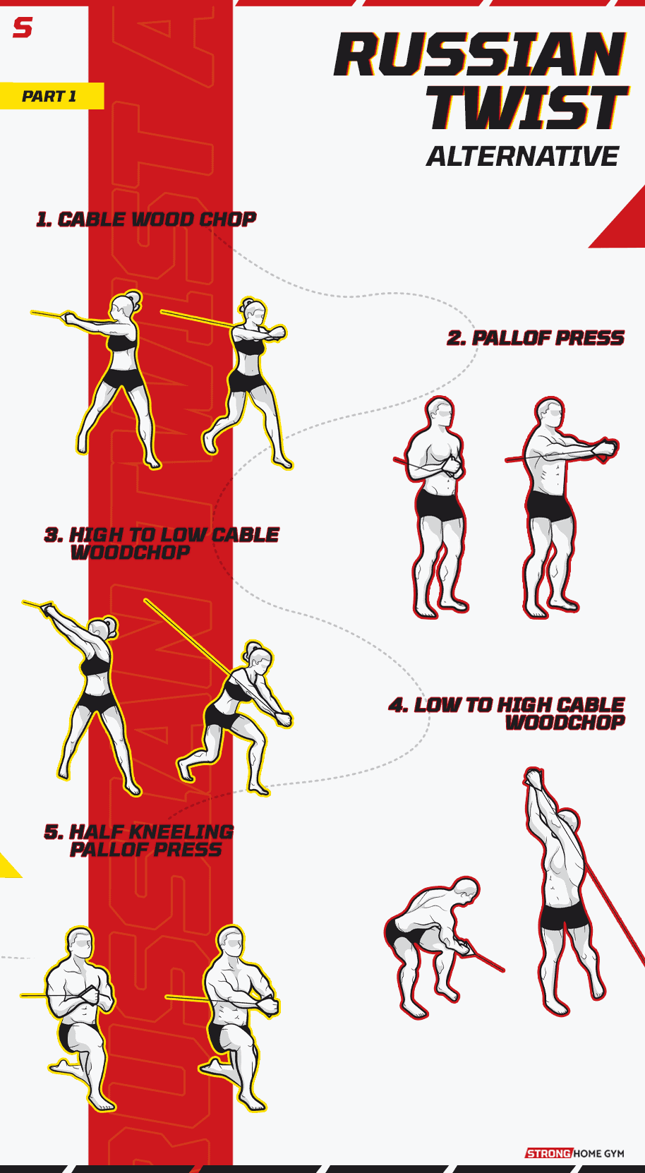 Russian twist alternative infographic part 1