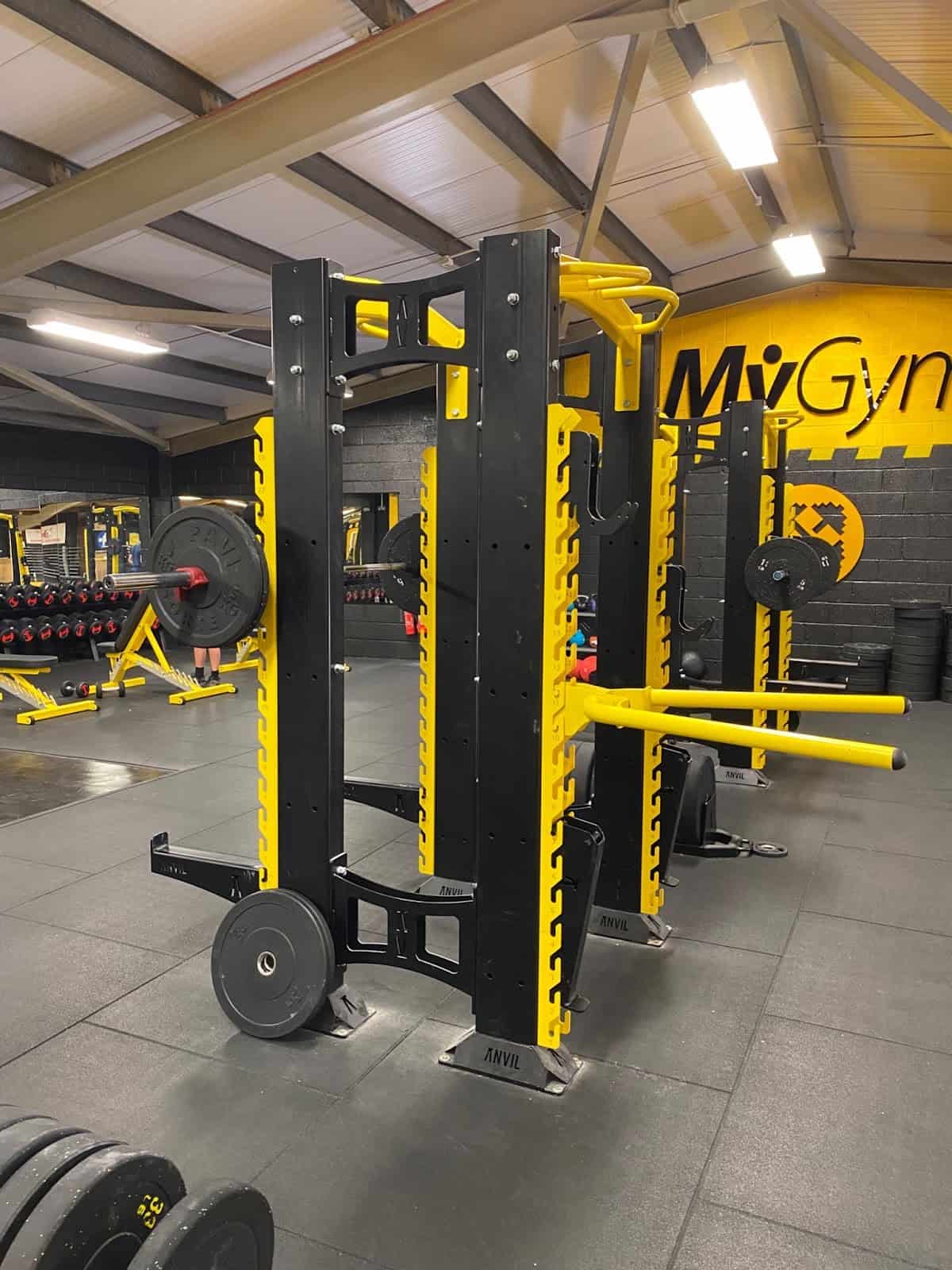 Squat Rack with Dip station and spotter arms
