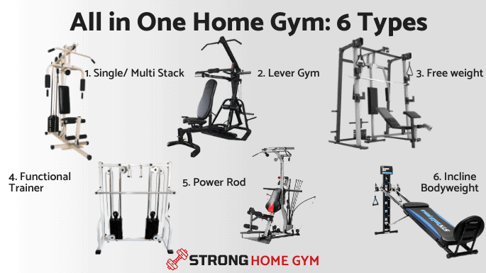 Types of All in One Home Gyms