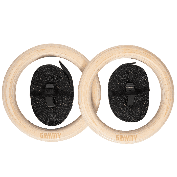 Gravity Fitness Wooden Gymnastic Rings