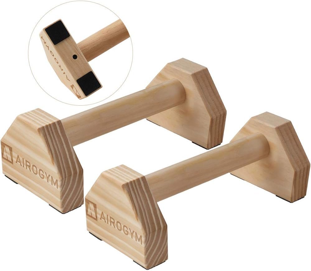 Airogym wooden mini parallettes