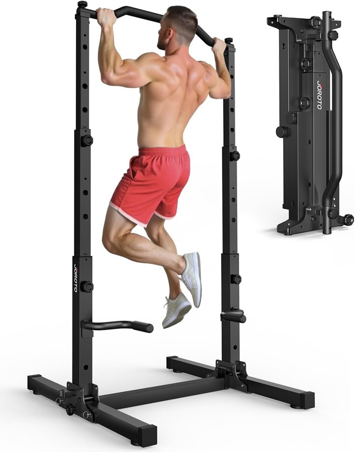 JOROTO Foldable Pull-Up Dip Station